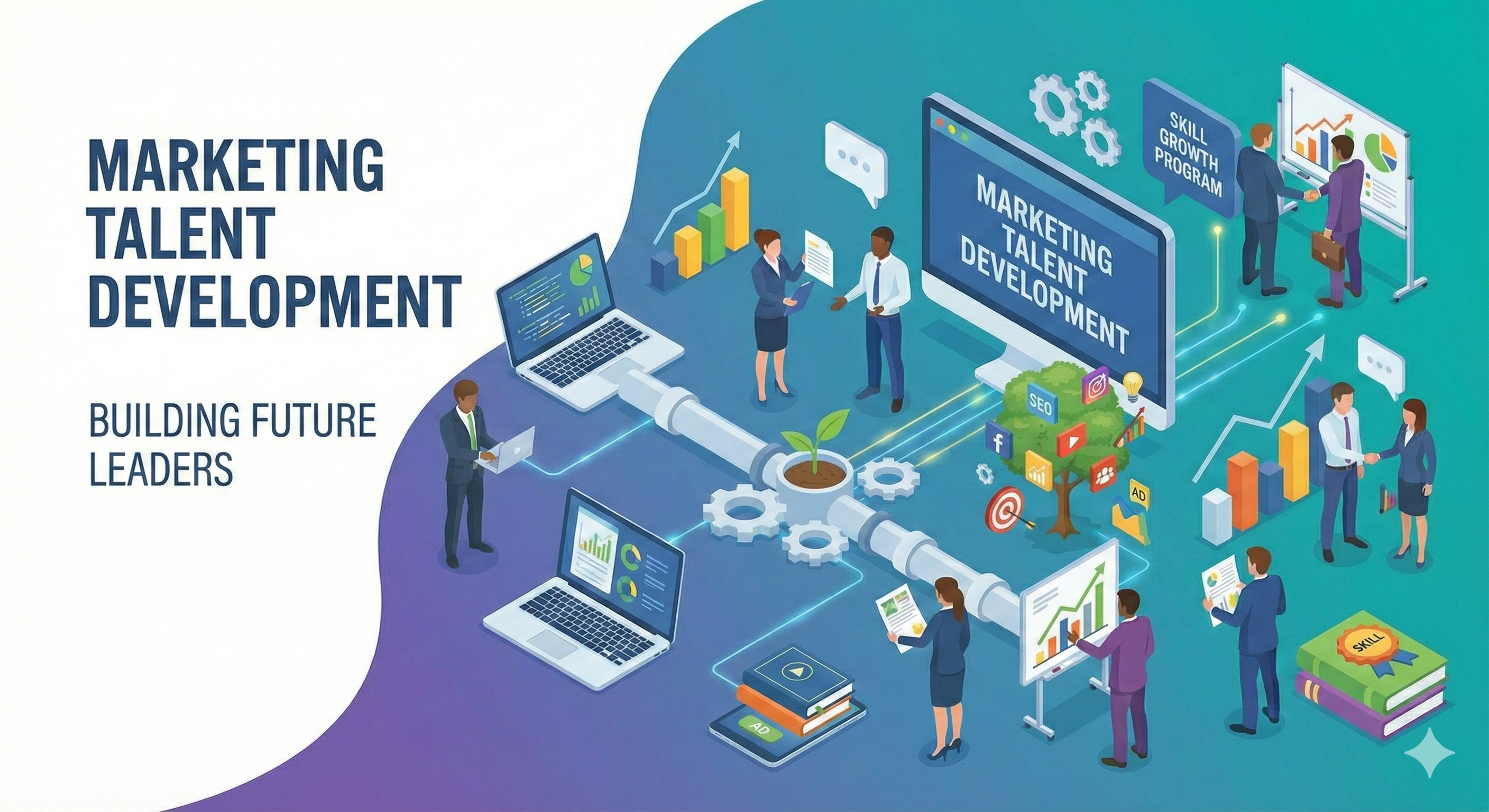 人材育成のイラスト